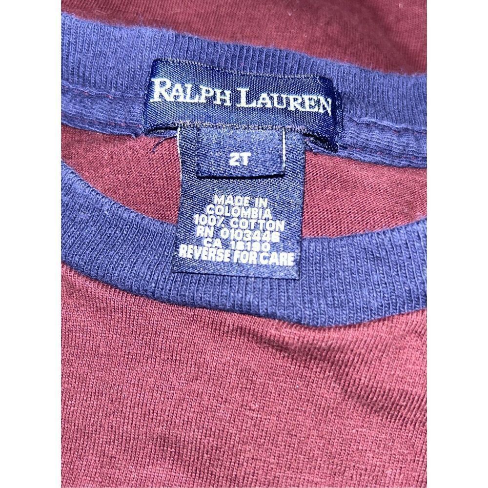 Boys Ralph Lauren Polo long sleeve t-shirt size 2T - Picture 3 of 3